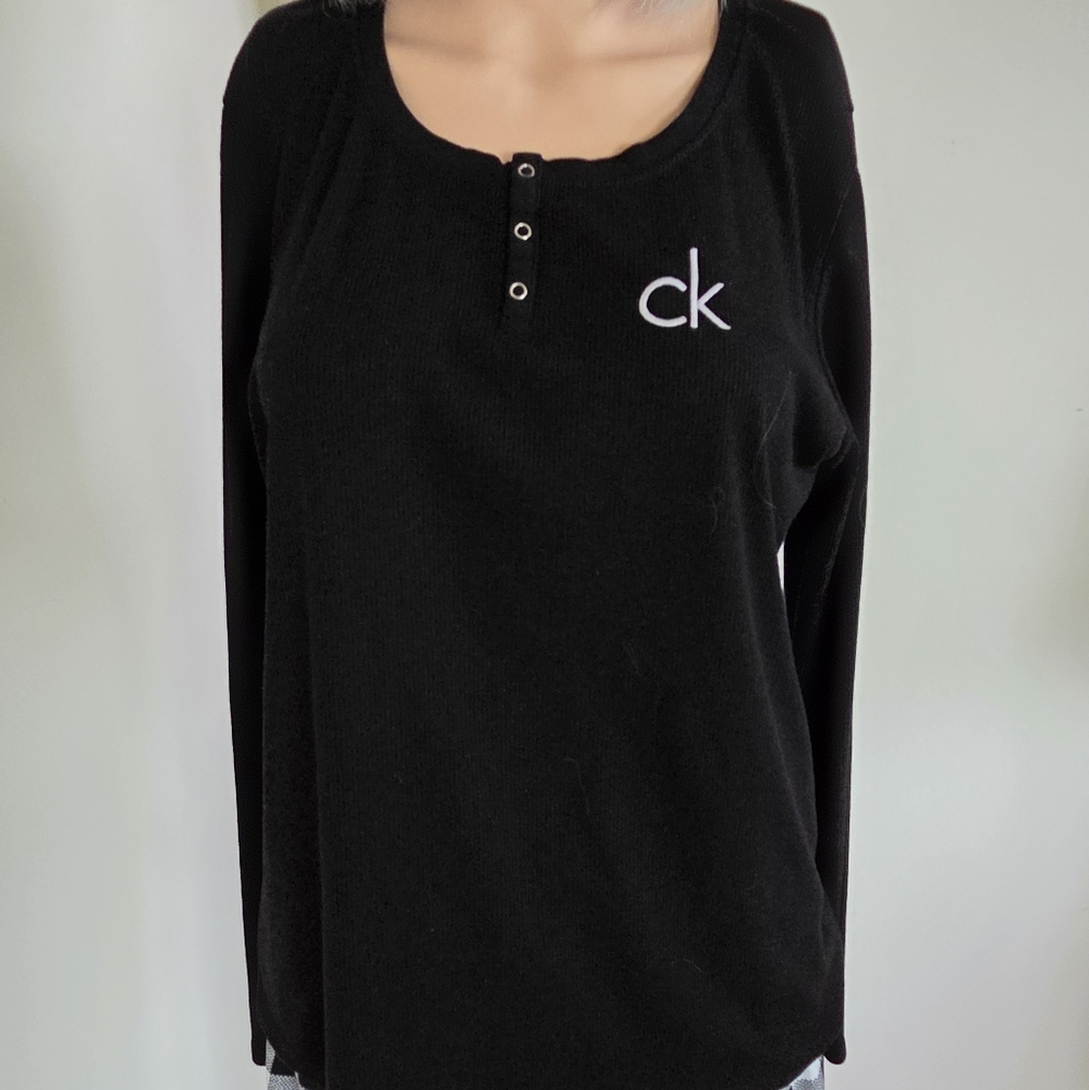 Calvin Klein Pajama Set Top & Drawstring Pants Size X-Large - Picture 3 of 9